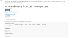 Desktop Screenshot of guyhoquet-immobilier-lens.com